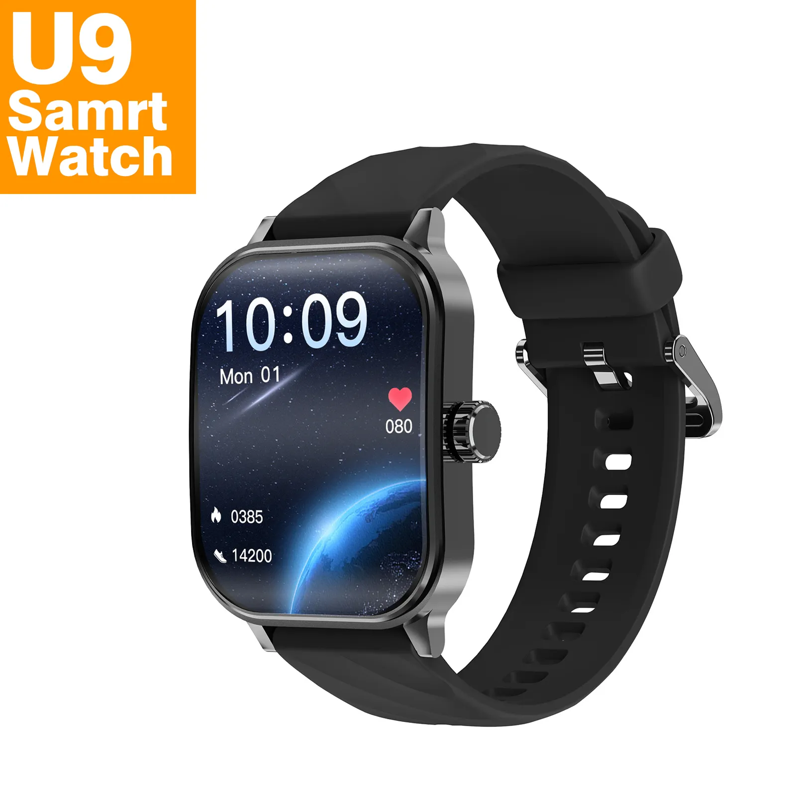 2024 New U9 F22 2.1 Zoll Mode smartwatches günstiger Preis Fitness Herzfrequenz Reloges Sport smart watch Großhandel Armband
