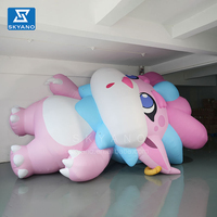 Publicité Inflatables Produits Cartoon Animal Dragon Mascotte pour les vacances