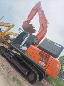 Compact Used Hitachi ZX240H 24T Excavator|Japan Built Second-Hand Digger with <b>Bucket</b>, Great for Urban Development & Utility Work - Product Image 4