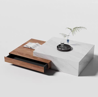 Table basse de salon de style antique minimaliste haut de gamme pour usage domestique