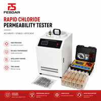 Equipo de Prueba de Permeabilidad Rápida a Cloruros (RCPT), Probador de Penetración de Iones de Cloruro en Concreto ASTM C1202