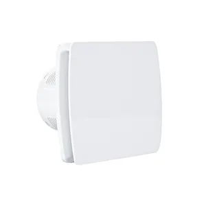220V 6 inç 150mm özel Logo marka duvara monte havalandırma banyo çıkarıcı zamanlayıcı eksenel akış küçük egzoz fanı