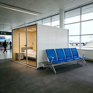 Cabine insonorisée, boîte silencieuse, pod acoustique, cabine d'isolation phonique <span class=keywords><strong>avec</strong></span> système <span class=keywords><strong>de</strong></span> prise <span class=keywords><strong>de</strong></span> courant intégré - Product Image 2