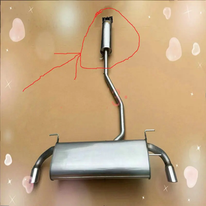 Silenciador de escape para coche para <span class=keywords><strong>Land</strong></span> <span class=keywords><strong>Rover</strong></span> FREELANDER 2 LR2 3.2L y Range <span class=keywords><strong>Rover</strong></span> Evoque 2,0 T silenciador medio de tubo de escape - Product Image 6