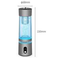 Générateur d'eau hydrogénée 6000PPB améliorant la qualité de l'eau potable, distributeur domestique d'eau hydrogénée en verre SPE/PEM pour la vente en gros