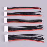 Lot de 10 pièces 2S 3S 4S 5S 6S 22AWG fil de silice Ultra-doux 10cm 20cm prise de batterie de charge équilibrée avec mise à niveau du cadre