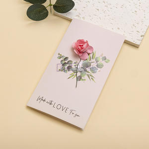 การ์ดอวยพรที่เขียนด้วยลายมือสำหรับวันเทพธิดา3D บัตรอวยพรป๊อปอัปสำหรับ<span class=keywords><strong>การ์ตูน</strong></span>ขายขอบคุณดอกไม้ - Product Image 4