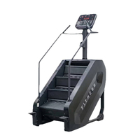 Appareil Commercial à 15 Vitesses Réglables pour Cardio et Musculation à Faible Impact avec Écran – Simulateur d'Escalade Électrique