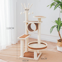 Livraison gratuite, tour de meuble en bois pour chat, poteau à gratter, nouveau Design, sécurité en peluche, arbres à chat