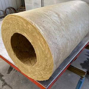 Rock <b>Wool</b> Pipe Insulation 114*50 425*100 43*50 Aluminum Foil Composite For Pipe <b>Thermal</b> Protection - Product Image 2