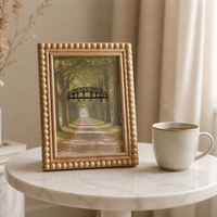 Cadre photo rustique créatif en bois de bouleau naturel avec bordure en bois clair pour salon, chambre à coucher, table