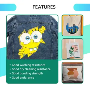 SUBLISTAR 1Kg Venta al por Mayor Polvo Termofusible DTF No Elástico, Polvo Adhesivo para Película PET para Telas Rugosas y Telas No Tejidas - Product Image 4