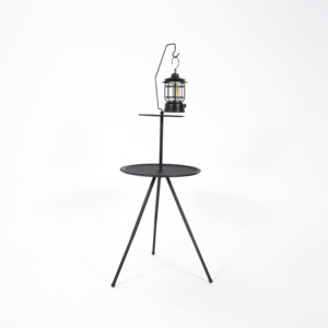 Adjustable Height Round Camping <b>Table</b>-Lightweight Aluminum Alloy Telescopic <b>Folding</b> Legs for Picnic - Product Image 3
