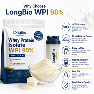 WPI 90 Proteine Isolate del Siero di Latte in Polvere a Basso Contenuto di Lattosio per Bevande Nutrizionali Sportive e Prodotti Vegetali a Base di Estratti Vegetali - Product Image 3
