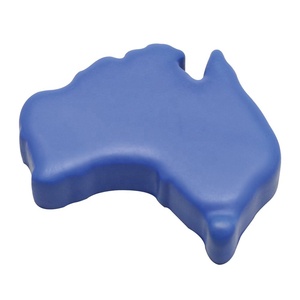 Espuma de PU promocional Anti estrés Aussie Mapa en forma de logotipo personalizado Regalos promocionales SS034 Stress Relieve Ball Stress Aussie Map - Product Image 2