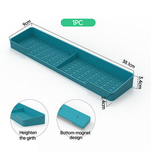 Estante superior de silicona para estufa de 15 ", estante superior para horno, estante para especias con tres estantes magnéticos, instalación cero - Product Image 5