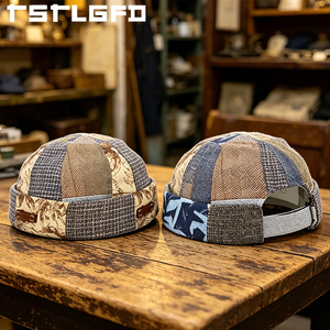 Gorra Docker Personalizada con Logotipo, Estilo Vintage, Parches, Sin Visera, Retro, al por Mayor, Fabricante de Gorras Miki - Product Image 2