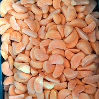 Segments d'orange pelés surgelés IQF, mandarine naturelle sucrée pour smoothies et pâtisseries, fruits sains en vrac