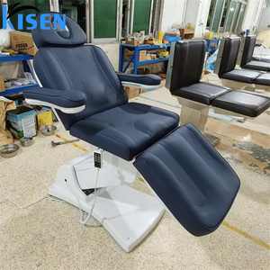 Table de massage électrique Kisen pour salon de beauté, chaise de spa électrique pour soins du visage avec 3 moteurs pour épilation et services de cils - Product Image 3