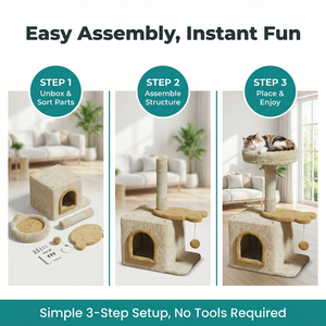 Arbres <span class=keywords><strong>à</strong></span> <span class=keywords><strong>chat</strong></span> de luxe multi-niveaux en sisal pour grands chats, centre d'activités intérieur, condo, perchoir, griffoir - En liquidation - Product Image 4