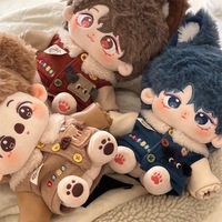 Peluches 4u Poupée Kpop Personnalisée Chine Fabricant de Peluches Visage 3D Peluche Idol Poupées 20cm Faites Votre Propre Conception Peluche Douce