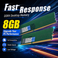 Module de mémoire de bureau Original RuiChu DDR4 ECC 8G 2400MHz PC4-19200 288PIN DIMM 1.25V, compatibilité totale, haute performance, RAM pour PC