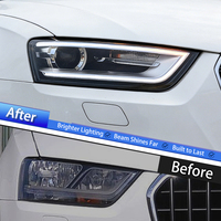 Ensemble de phares LED KGKB pour Audi Q3 RSQ3 8U 2012-2015, projecteur à double faisceau, style haut de gamme, mise à niveau Plug & Play