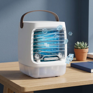 เครื่องทำความเย็นแบบระเหย ChillWell 2.0 ชาร์จผ่าน USB ขนาดกะทัดรัด น้ำหนักเบา ฟังก์ชั่นเพิ่มความชื้นและพัดลม 4 ระดับ - Product Image 3