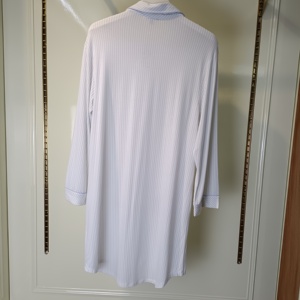 <span class=keywords><strong>Camicia</strong></span> a righe <span class=keywords><strong>da</strong></span> donna, abito stampato, comoda <span class=keywords><strong>camicia</strong></span> <span class=keywords><strong>da</strong></span> <span class=keywords><strong>notte</strong></span> <span class=keywords><strong>con</strong></span> bottone <span class=keywords><strong>con</strong></span> risvolto, abbigliamento per la casa, traspirante - Product Image 2