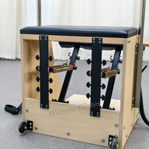 Chaise Wunda en érable stable avec poignées et ressorts pour Pilates, Reformer Pilates Combo Chair - Product Image 4