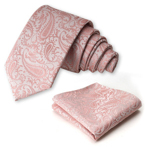 Bộ khăn túi nam họa tiết hoa cổ điển 2.95 inch, trang phục dạ hội, thời trang thường ngày, phụ kiện dự tiệc, logo tùy chỉnh, quà tặng đám cưới, hộp quà tặng - Product Image 1