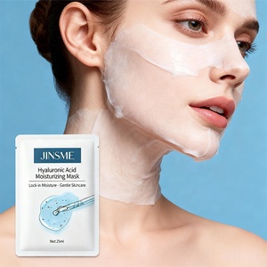 Paquete Familiar Jumbo de Mascarillas Faciales de Colágeno Orgánico con Niacinamida, Hidratante, Reparadora, Antienvejecimiento, Sin Fragancia, Para Piel Seca y Grasa - Product Image 1