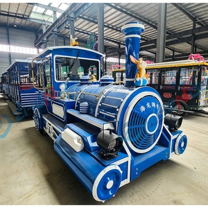 Tren Eléctrico Turístico para Instalaciones de Entretenimiento, Vagón Turístico Personalizado, Carro Turístico de Bajo Consumo en Venta - Product Image 2