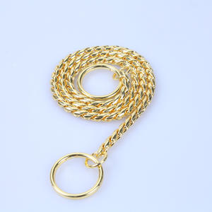 <span class=keywords><strong>Collar</strong></span> de estrangulación de perro de aleación de cadena P de serpiente de entrenamiento para mascotas antioxidante impermeable para perros pequeños, medianos y grandes - Product Image 4