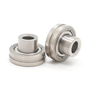 ตลับลูกปืนเม็ดกลมร่องลึกแบบไม่ได้มาตรฐาน วงแหวนด้านในแบบมีร่อง วงแหวนด้านนอกแบบมีร่อง สำหรับล้อกระเป๋าเดินทาง ลูกกลิ้งเคลือบยาง C3 - Product Image 3