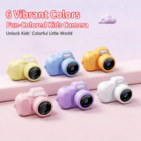 Kamera Digital Mini Multiwarna Retro Thumb Camera Perekam Video 1080P dengan Filter Foto untuk Vlog