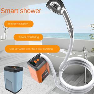 <span class=keywords><strong>Douche</strong></span> électrique extérieure portative pour la conception simple de ménage rural pour le chantier de construction et le dortoir pour le champ de bain - Product Image 4