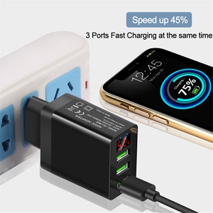 <span class=keywords><strong>Chargeur</strong></span> USB 3 ports EU US Plug LED Display 3.1A Charge rapide <span class=keywords><strong>Chargeur</strong></span> de téléphone portable intelligent <span class=keywords><strong>pour</strong></span> iPhone <span class=keywords><strong>Samsung</strong></span> Xiaomi Tablet - Product Image 4