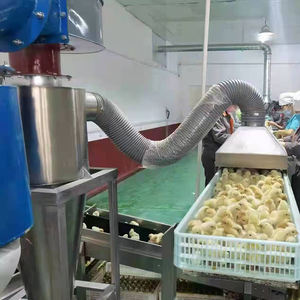 SS304 Zyklon-Staubs ammler Edelstahl-Zyklon abscheider Großer Luftvolumen-Staubs ammler für Staub absaug system - Product Image 6