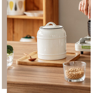 <span class=keywords><strong>Pot</strong></span> à thé en céramique pliable avec couvercle, boîte scellée, <span class=keywords><strong>Pot</strong></span> <span class=keywords><strong>de</strong></span> stockage <span class=keywords><strong>de</strong></span> cuisine, grand <span class=keywords><strong>Pot</strong></span> <span class=keywords><strong>de</strong></span> stockage nordique <span class=keywords><strong>de</strong></span> graisse <span class=keywords><strong>de</strong></span> cochon pour assaisonnement - Product Image 4