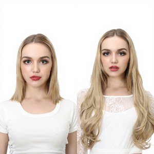 Peluca de Cabello Largo y Rizado con Ondas, con Línea Transparente, Tipo Clip-in, con Clip de <span class=keywords><strong>Pesca</strong></span>, de Fábrica de Zhejiang - Product Image 1