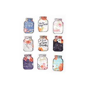 Magneti in barattolo colori assortiti 5,5x8 cm - Product Image 1