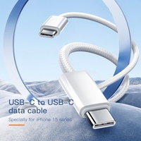 Câble USB de Données LDNIO en Gros OEM 1m 65W Type-C vers Type-C, Compatible Charge Rapide PD et QC pour Téléphone