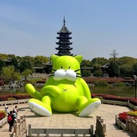Mascotte de personnage gonflable géant en PVC Dragon de feu gonflable de dessin animé mignon pour la promotion publicitaire