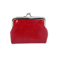 Logo Kustom 4 Inci Kantong Koin Macan Tutul Dompet Wanita Kunci Tas Kosmetik Gesper Tas Clutch Tas Lipstik Penutupan Snap