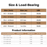 ARODDY Source Factory Tringle à rideau murale sans perçage à tension interne 25 mm, 27,56-47,24 pouces, en acier au carbone 0,55 mm, pour rideaux et douches