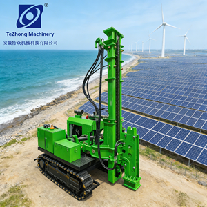 Vibro-pilon <span class=keywords><strong>hydraulique</strong></span> à haute fréquence de type chenille avec moteur et <span class=keywords><strong>pompe</strong></span>, haute efficacité de fonctionnement - Product Image 1