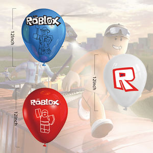 Décorations de fête d'<span class=keywords><strong>anniversaire</strong></span> pour enfants sur le thème des jeux vidéo RO, décorations de cupcakes, ballons, bannière, fête d'<span class=keywords><strong>anniversaire</strong></span> pour garçon - Product Image 2