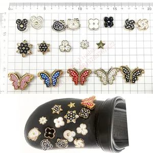 Resin camellia mouse cat Pentacle butterfly shoe charms diy shoe accessories shoe decorations wholesale for Accessories charms