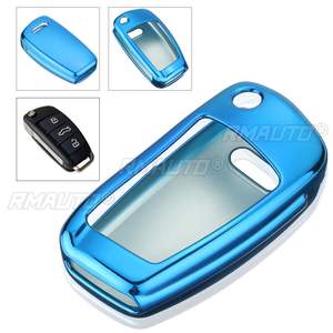 Coque de protection souple en TPU pour clé de voiture Audi C6 A7 A8 R8 A1 A3 A4 A5 Q7 A6 C5 – Accessoire de style automobile - Product Image 3